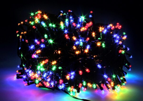 Guirnaldas decorativas LED IP44 - Blanco Cálido / Multicolor 10 Mts - Image 2