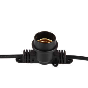 Cable para guirnaldas LED E27 - 20 portalámparas