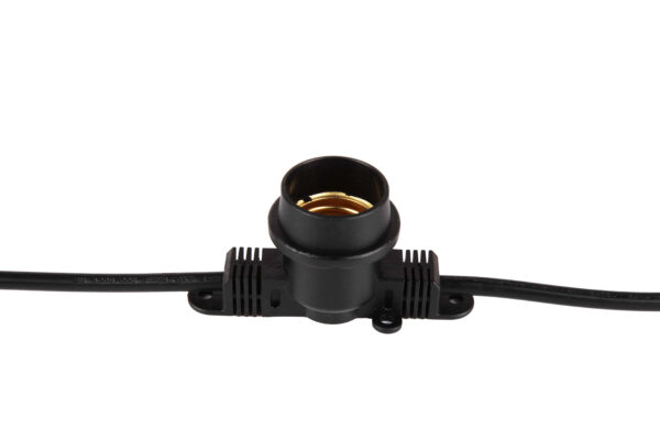 Cable para guirnaldas LED E27 - 20 portalámparas