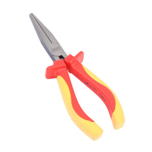 Pinza VDE punta plana 6" - mango aislado