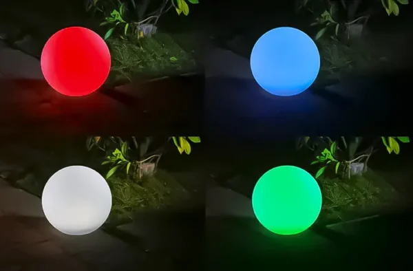 Esferas luminosas RGB - solar / USB - Image 4