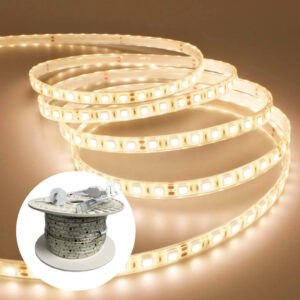 Rollo de tira LED 10 metros 220V - Blanco cálido / frío